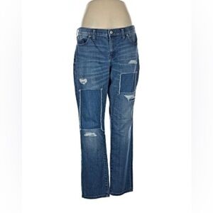 Madewell Slim Boyjean Patch Jeans Skinny Leg Size 26